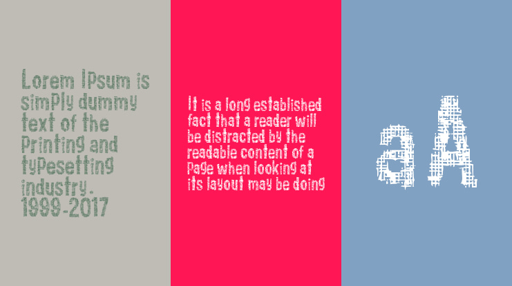 Woodcutter cloth Font