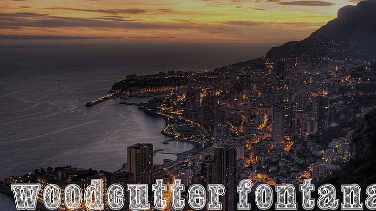 woodcutter fontana Font