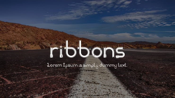 ribbons Font