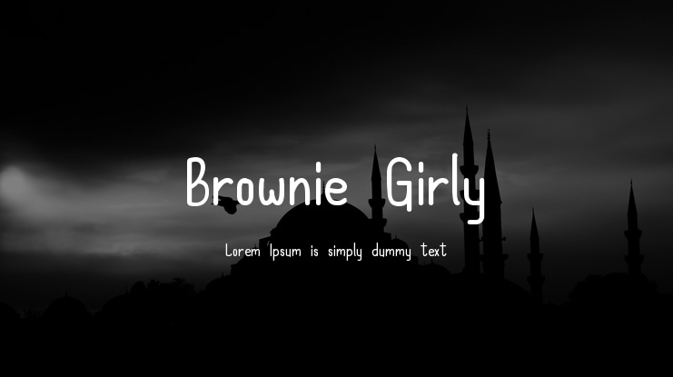 Brownie Girly Font