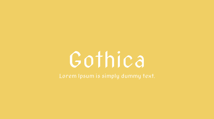 Gothica Font Family
