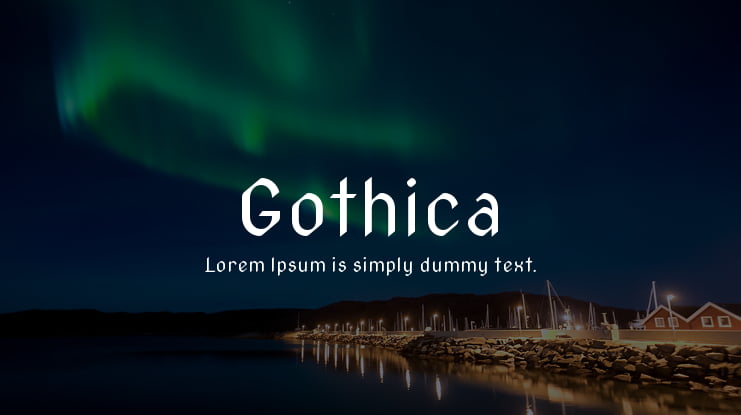 Gothica Font Family