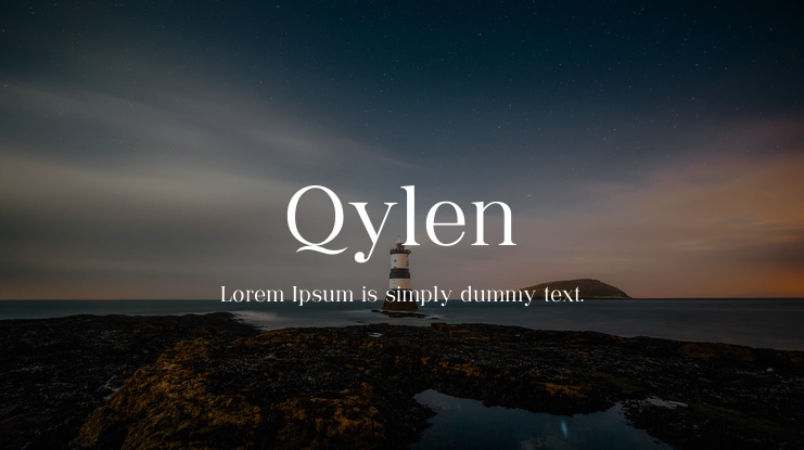 Qylen Font