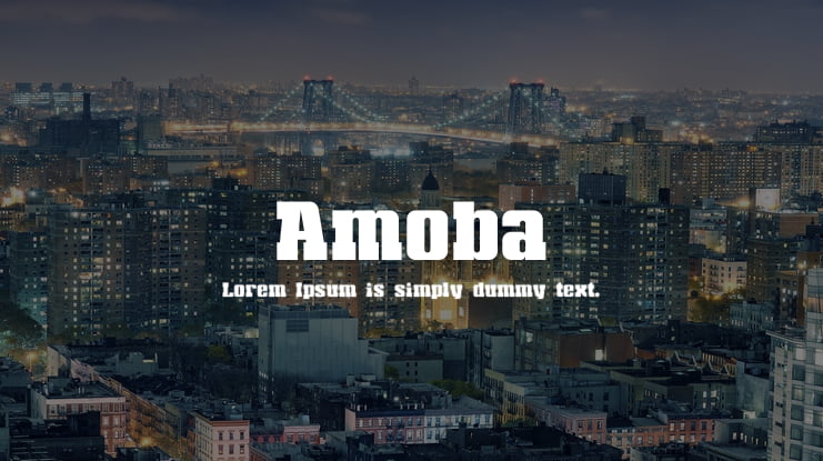 Amoba Font