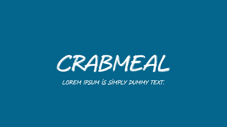 Crabmeal Font