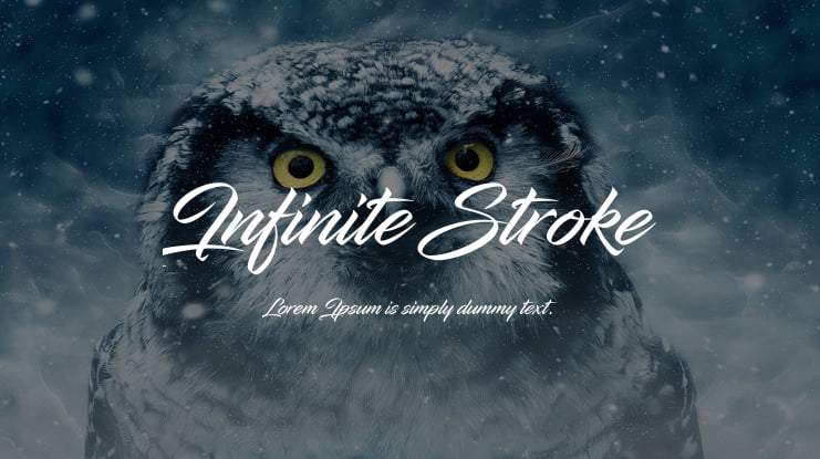 Infinite Stroke Font Family