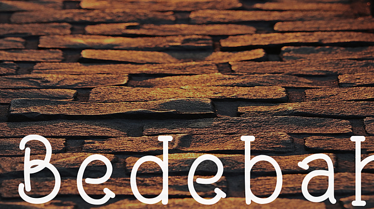 Bedebah Font
