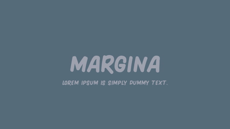MARGINA Font