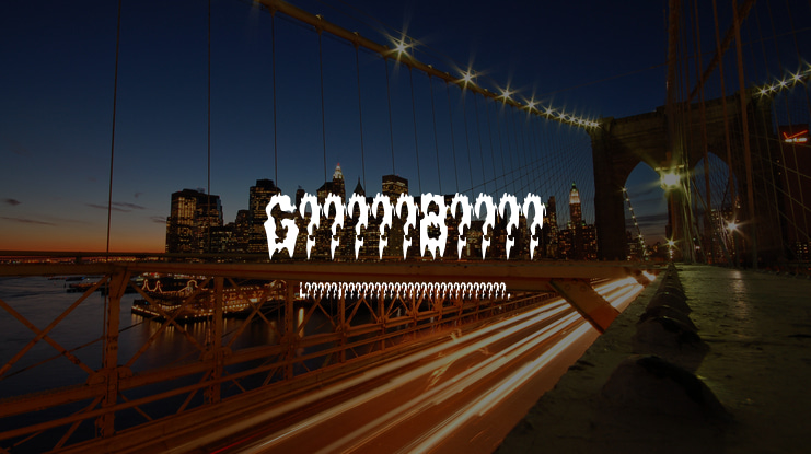 Ghost Bayou Font Family