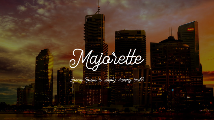 Majorette Font