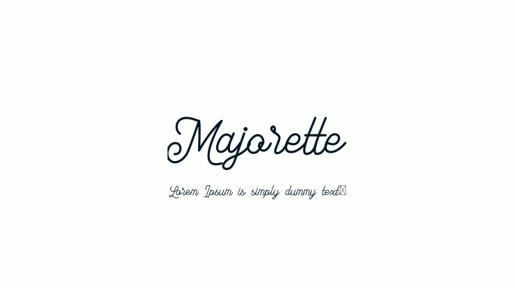Majorette Font