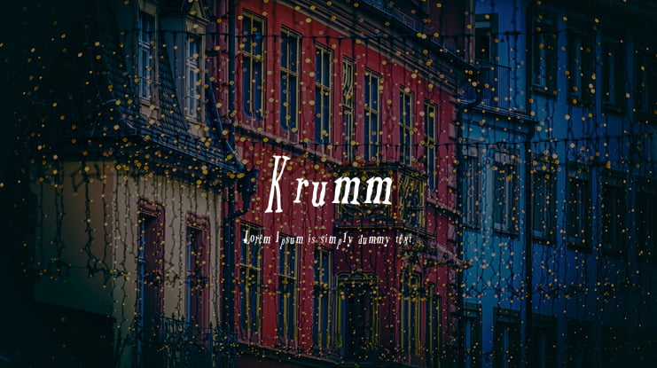 Krumm Font