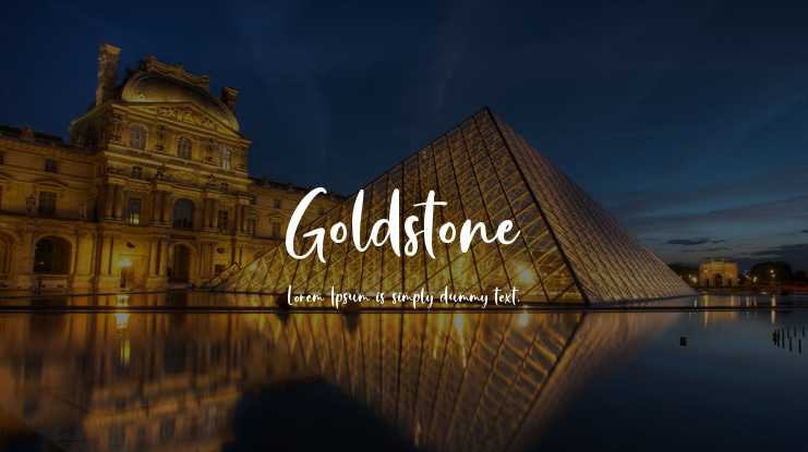 Goldstone Font