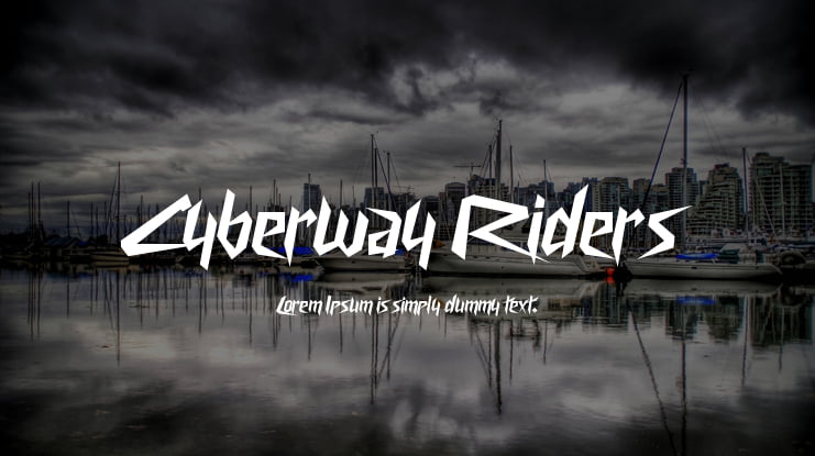 Cyberway Riders Font