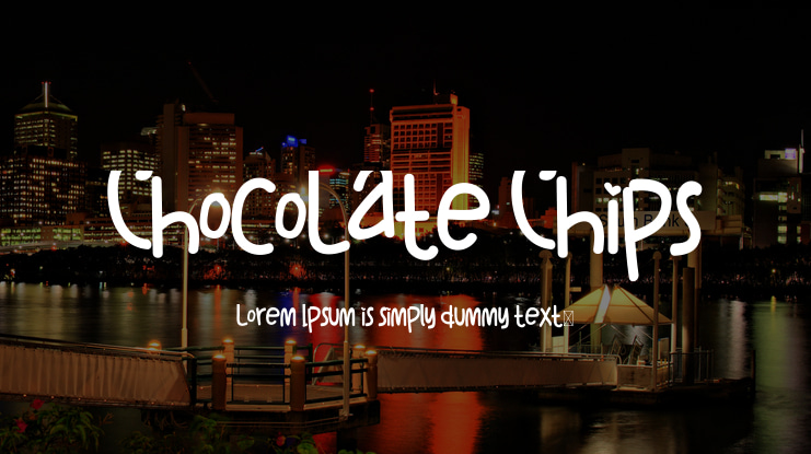 ChocoLate Chips Font