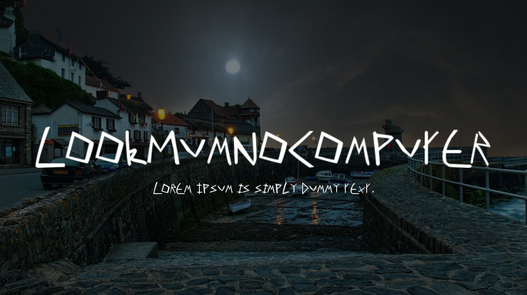 LookMumNoComputer Font