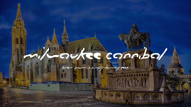 Milwaukee Cannibal Font