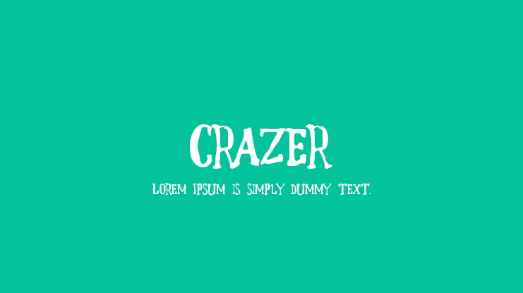 Crazer Font
