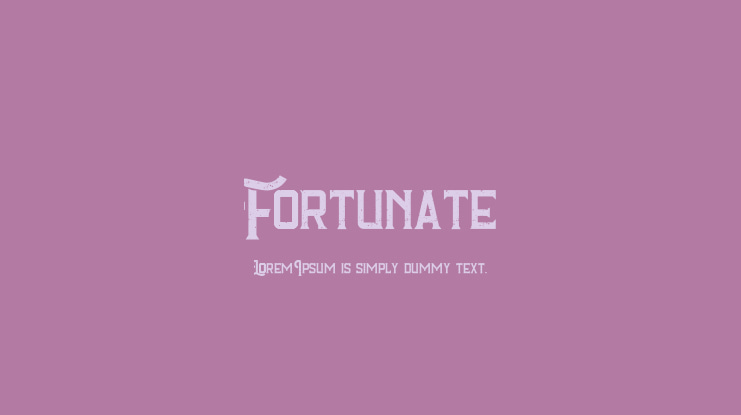 Fortunate Font