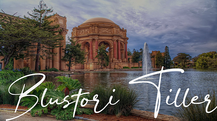 Blustori Tiller Font