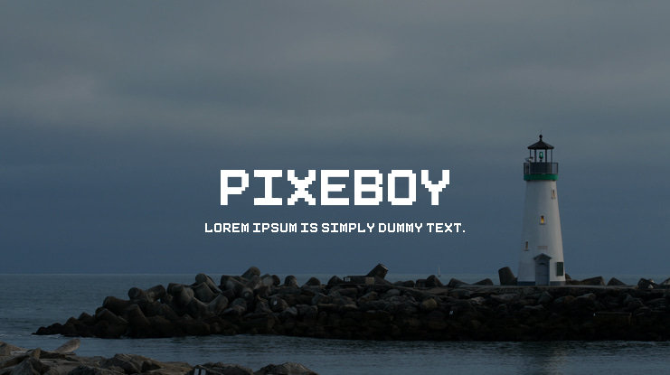 Pixeboy Font