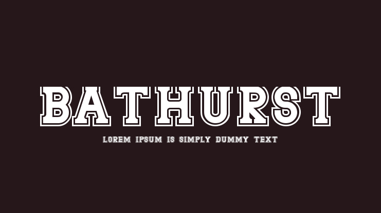 Bathurst Font Family
