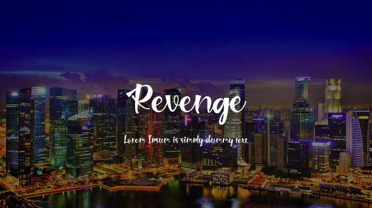 Revenge Font