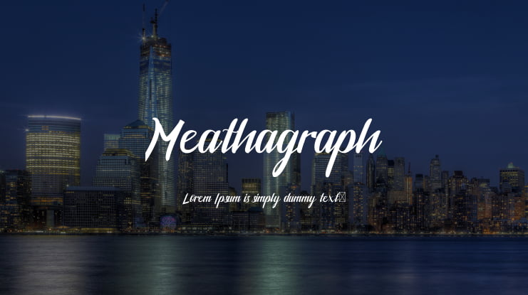 Meathagraph Font