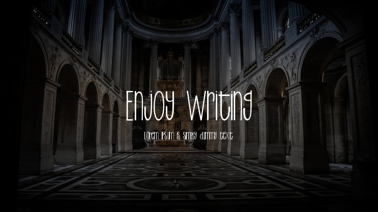 Enjoy Writing Font