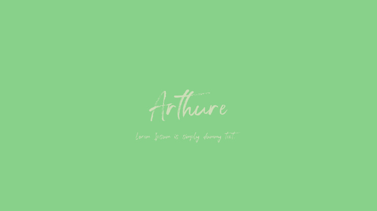 Arthure Font