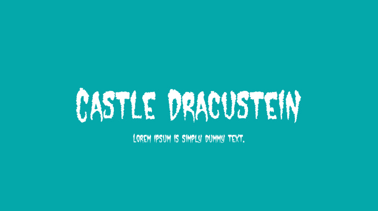 Castle Dracustein Font