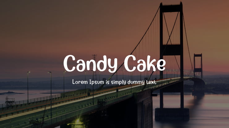 Candy Cake Font