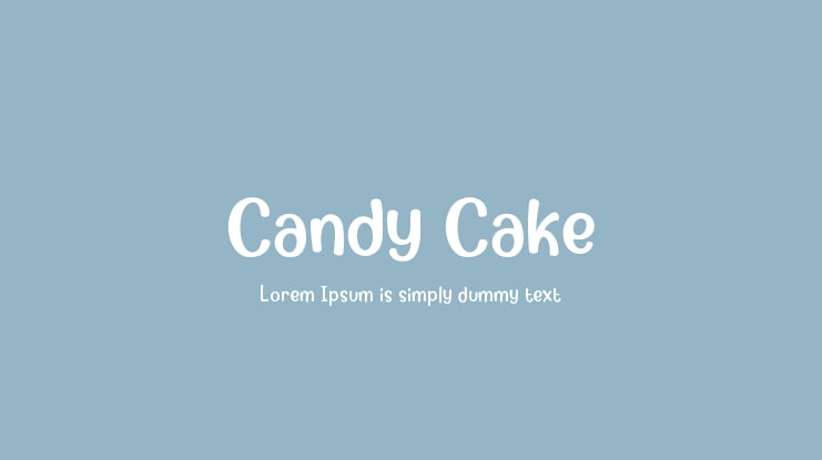 Candy Cake Font