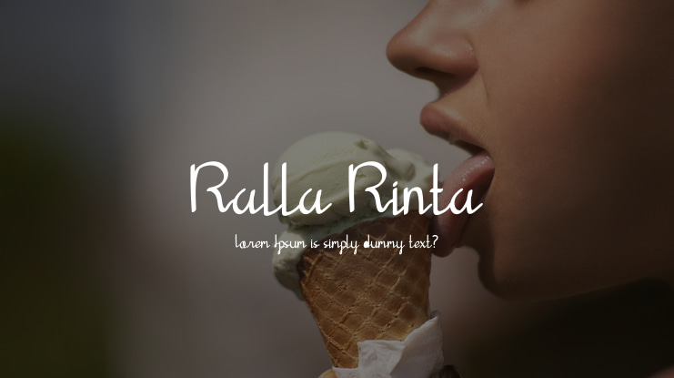 Ralla Rinta Font