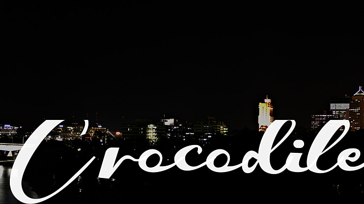 Crocodile Font