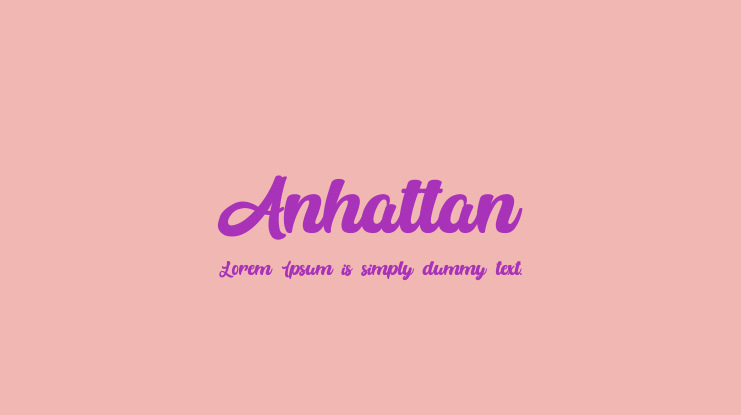 Anhattan Font