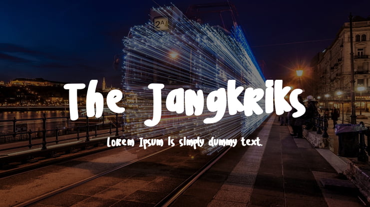 The Jangkriks Font