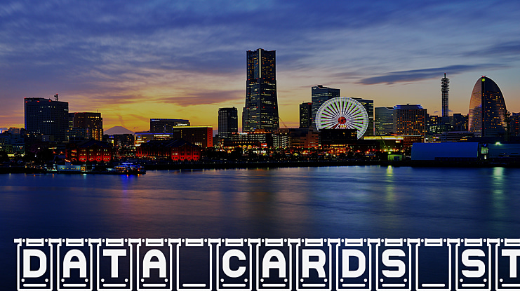 Data Cards St Font