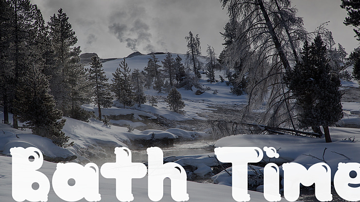 Bath Time Font