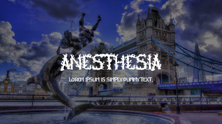 Anesthesia Font