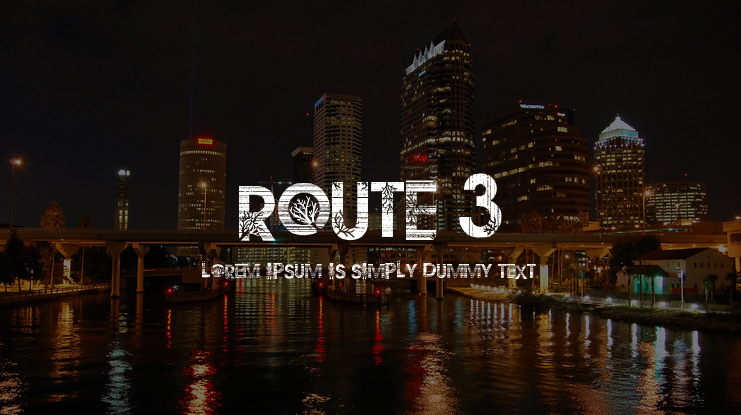 route 3 Font