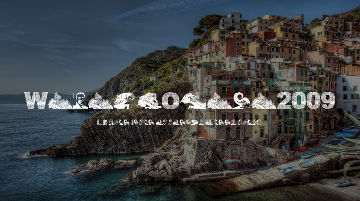 WayangObama2009 Font