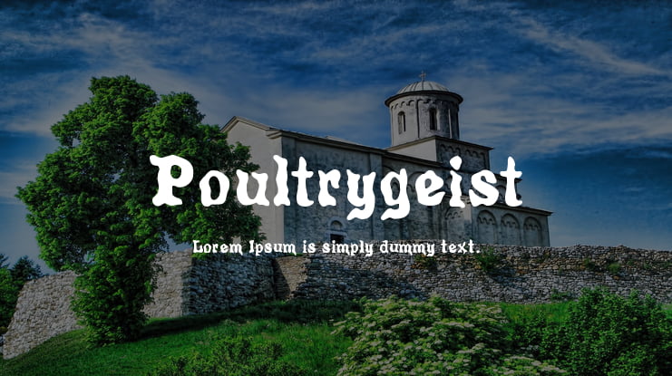 Poultrygeist Font