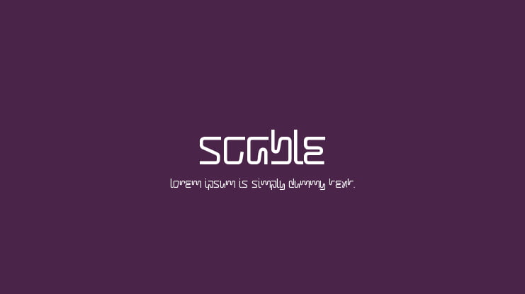 Scable Font