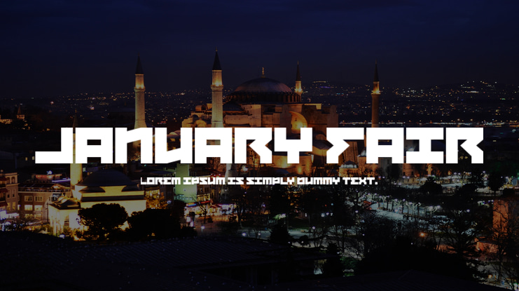 January Fair Font