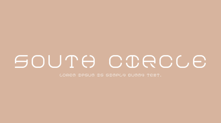 South Circle Font