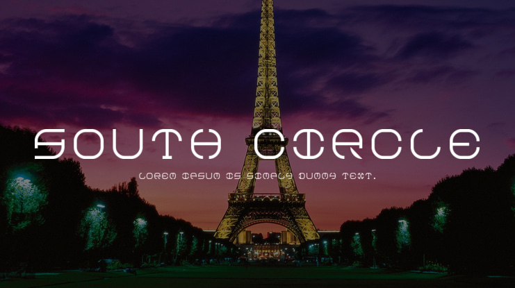South Circle Font