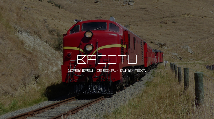 Bacotu Font