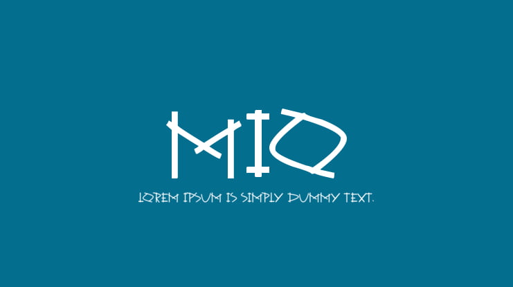 MIO Font