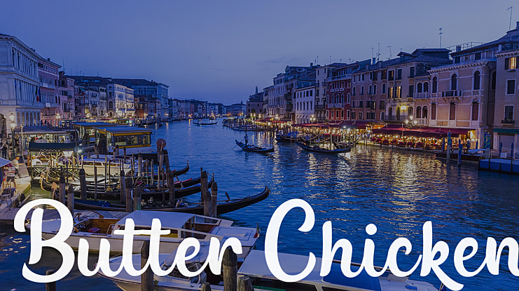 Butter Chicken Font